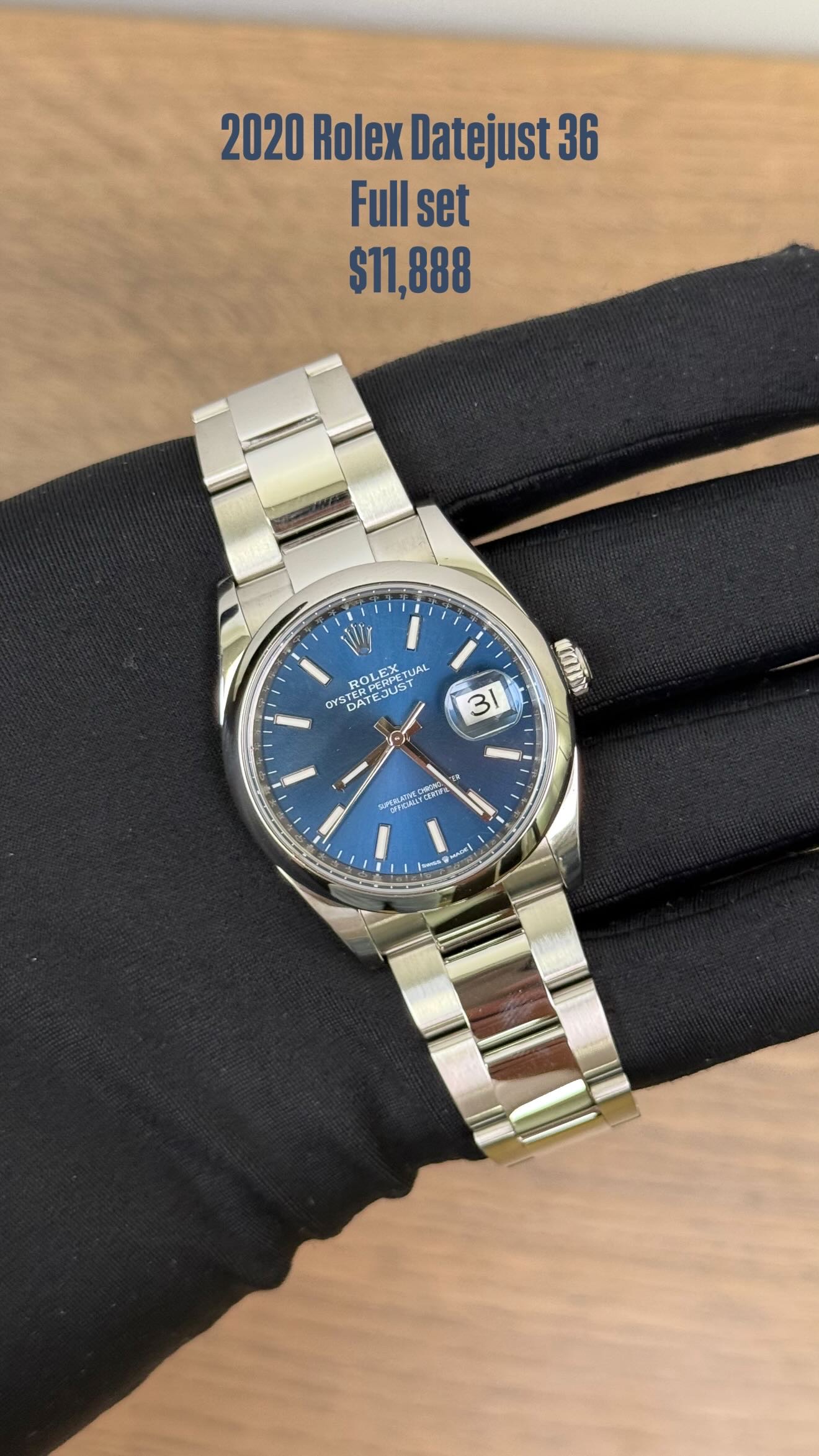 Datejust 36 Blue