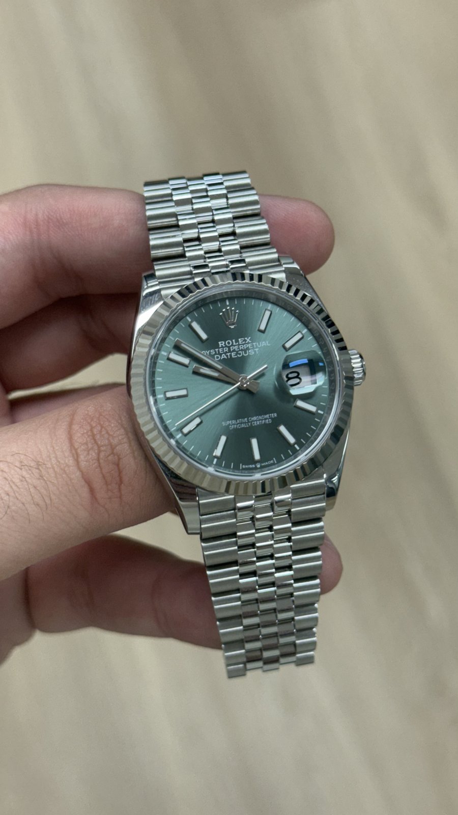 Rolex Datejust 36 Mint Green Ref. 126234