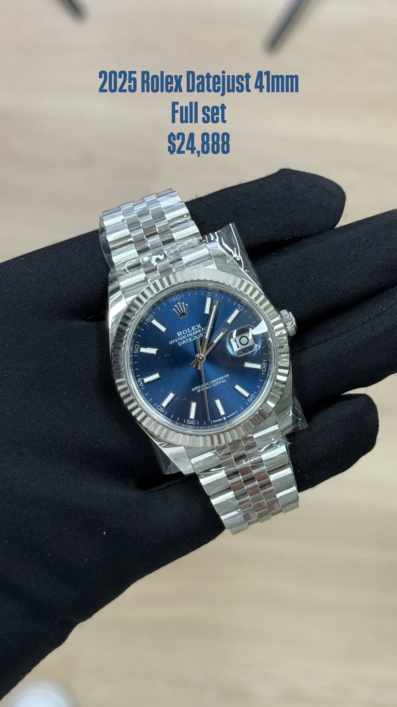 Datejust 41 Blue