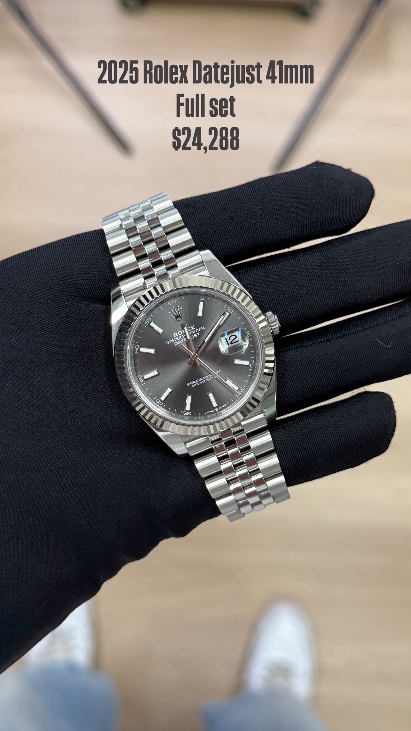 Datejust 41 Rhodium