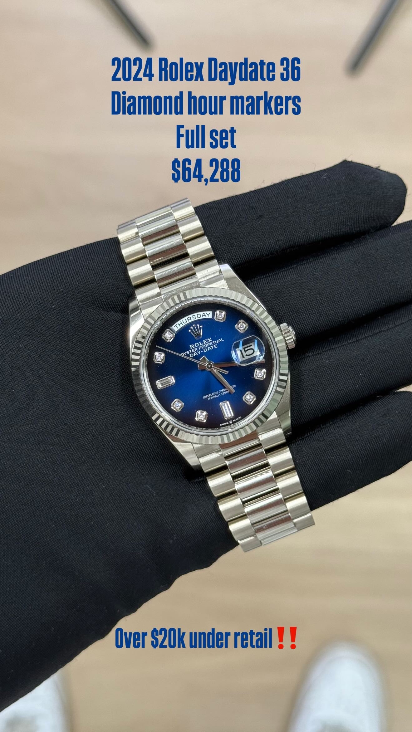 Day-Date 36 Diamond - Sold