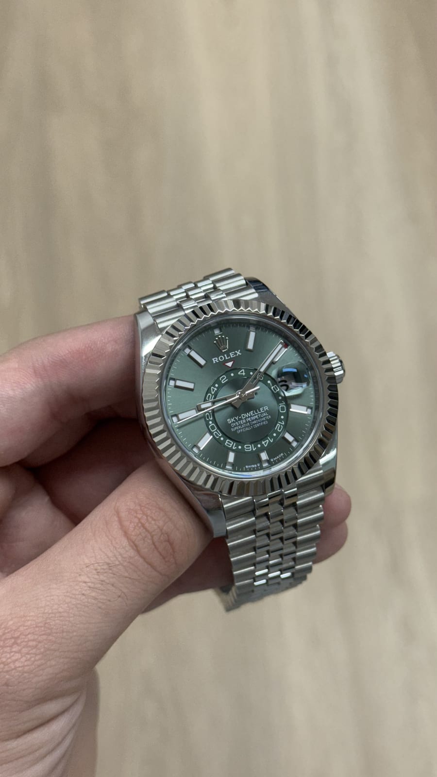 Rolex Sky-Dweller Mint Green Ref. 336934